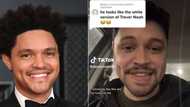 Mzansi riled up by Trevor Noah lookalike on TikTok claiming beloved South African comedian is white