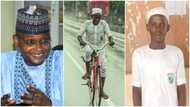 Luck smiles on young boy who went viral for riding bicycle to school in the rain, he gets R3.6k