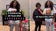 Supermom who had 9 children by 28 joyfully posts video showing off happy family