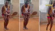 Limpopo man teaches little daughter to fly on broom in funny and viral TikTok video: "Fly by night school"
