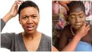 Makeup transformation: Beautician using bright foundation on dark skinned client sparks reactions