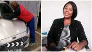 I am so blessed to be the 1st; Lady celebrates being the first in her family to buy car & graduate from school
