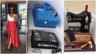 Lady bakes police uniform, sewing machine cakes, photos cause massive stir
