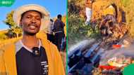 “Hope he doesn’t disappear”: Mzansi worried as SA gent builds own power station on shallow river