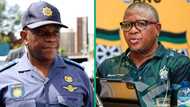 Fikile Mbalula praises Bheki Cele and Nhlanhla Mkhwanazi after arresting AKA's suspected killers