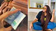 Smart lady shares her new hustle, claims her cellphone number is for sale, Mzansi men call her bluff