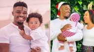 Tino Chinyani shows off beautiful family, making it clear Simz & baby Tiyani are his everything