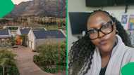 TikToker tours R65 million Franschhoek estate with 12 garages and Mzansi wants in