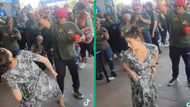 Springboks celebrations: Woman loses inhibitions after DJ drops 'Nkalakatha'