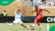 Bafana Bafana legends hails Sundowns loanee's display against Man City
