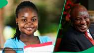 Grade 7 pupil greets President Cyril Ramaphosa as Cupcake on stage and makes South Africans proud