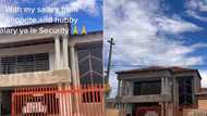 Shoprite worker's house she and hubby in security built with salaries goes TikTok viral, peep in awe of 2 storey home