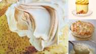 Sago poeding resep: met meringue of met kondensmelk. Gebak en ongebakte resepte