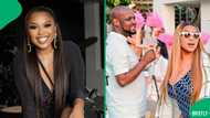 Lerato Kganyago pampers herself as husband Thami Ndlala's lights get cut
