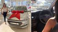 "Wow": Young lady from Cape Town upgrades car just 6 months after buying 1st one, shares proud moment