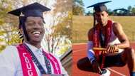 Young man celebrates 1st degree: "God made me strong, I wouldn't quit"