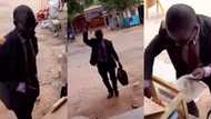 Meet the man who wears suit and tie along with briefcase to sell bofrot