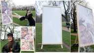 Magic 'blank' artwork that took 50 hours transforms when artist adds water