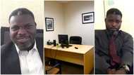 Boss catches cleaner taking selfie in his office, encourages him to follow dreams