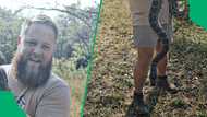 Snake expert's python lesson goes wrong in video, SA stunned by attack