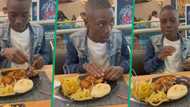 SA man eating at Spur struggles to use knife and fork, TikTok video shows him using hands to eat: Mzansi lol