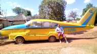 North West man builds impressive airplane-car with piano, South Africans amused: "Caroplane?"