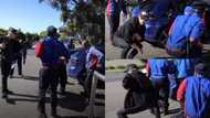 "They understood the assignment": Man busts a move with lit petrol attendants, creates whole Dezemba vibe