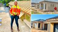 Female construction boss who builds stunning houses advises youth: "It all starts with a vision"