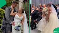 "That's a pure heart": Wedding vows interrupted by toddler's heartwarming selfie plea, SA amused