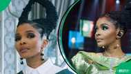 Simphiwe Dana serves legs in Russia, Mzansi approves: "Looking beautiful, Sisi"