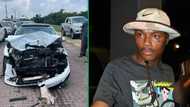 Shebeshxt survives serious car accident in Polokwane, SA sends prayers: "Thank God he is safe"