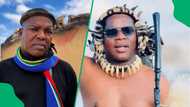 Ngizwe Mchunu’s wife steals attention in viral photo: "He won"