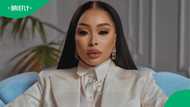 Fans react to Khanyi Mbau's appearance in new picture: "You look like a doll"