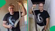 "I caught a beast!": Snake handler catches beast of a mamba in KZN ceiling