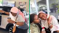 Mzansi joins celebrations as daughter posts beautiful TikTok video of mom buying dream car