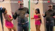 South African dad-daughter groove has Mzansi hearts melting: Sweet TikTok video goes viral