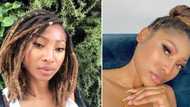 Mzansi calls Enhle Mbali out for double standards, actress accused of cheating with a married man: "Hypocrisy"