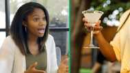 Woman in TikTok video with margarita hangover threatens cocktail, SA amused as she calls it wrong name