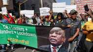 Citizens march against President Cyril Ramaphosa and government, says they are unhappy with the quality of life