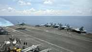 US aircraft carrier arrives in South Korea to 'deter' Pyongyang