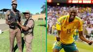 Former Sundowns player Lungisani Ndlela is works as prison warden in Mpumalanga, SA lauds him