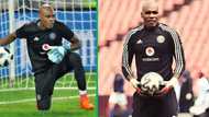 Veteran Orlando Pirates goalkeeper Siyabonga Mpontshane nears the end of his contract