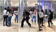 Man blasts music in Shoprite with Bluetooth speaker, security officer intervenes as lady joins him