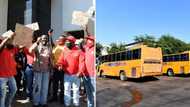 Putco bus drivers continue protesting over salary demands despite company saying services will be operational