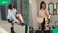 Sbahle Mpisane dispels pregnancy rumours and explains why she goes to gym in a dress