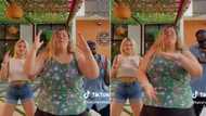 Canadian lady wows Mzansi with Uncle Waffles dance, TikTok dancer steals show between 2 others in video with 1.7M views