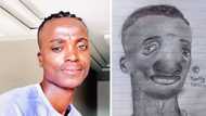 'Malwedhe' hitmaker King Monada reacts to hilarious portrait by a fan: "I'm reporting to the police"