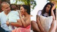 Minnie Dlamini Jones takes baby Netha to get the ocean’s blessing