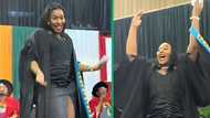 Beauty does viral Mkhukhu TikTok dance on graduation stage