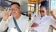 Brenden Praise and Mpoomy Ledwaba meet Kirk Franklin and his wife Tammy in the USA, post snaps and videos